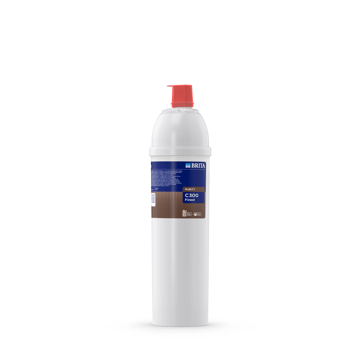 BRITA-waterfilterpatroon PURITY C300 Finest op een witte achtergrond